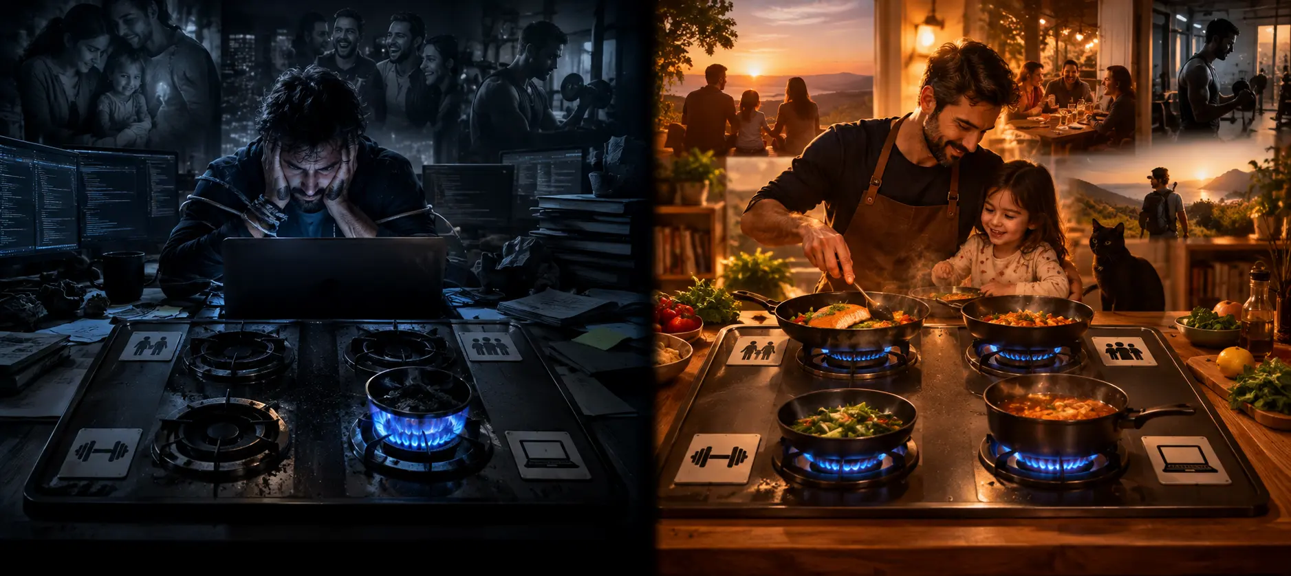 Be the Chef of Your Own Life — The Fallacy of the Four Burners Theory