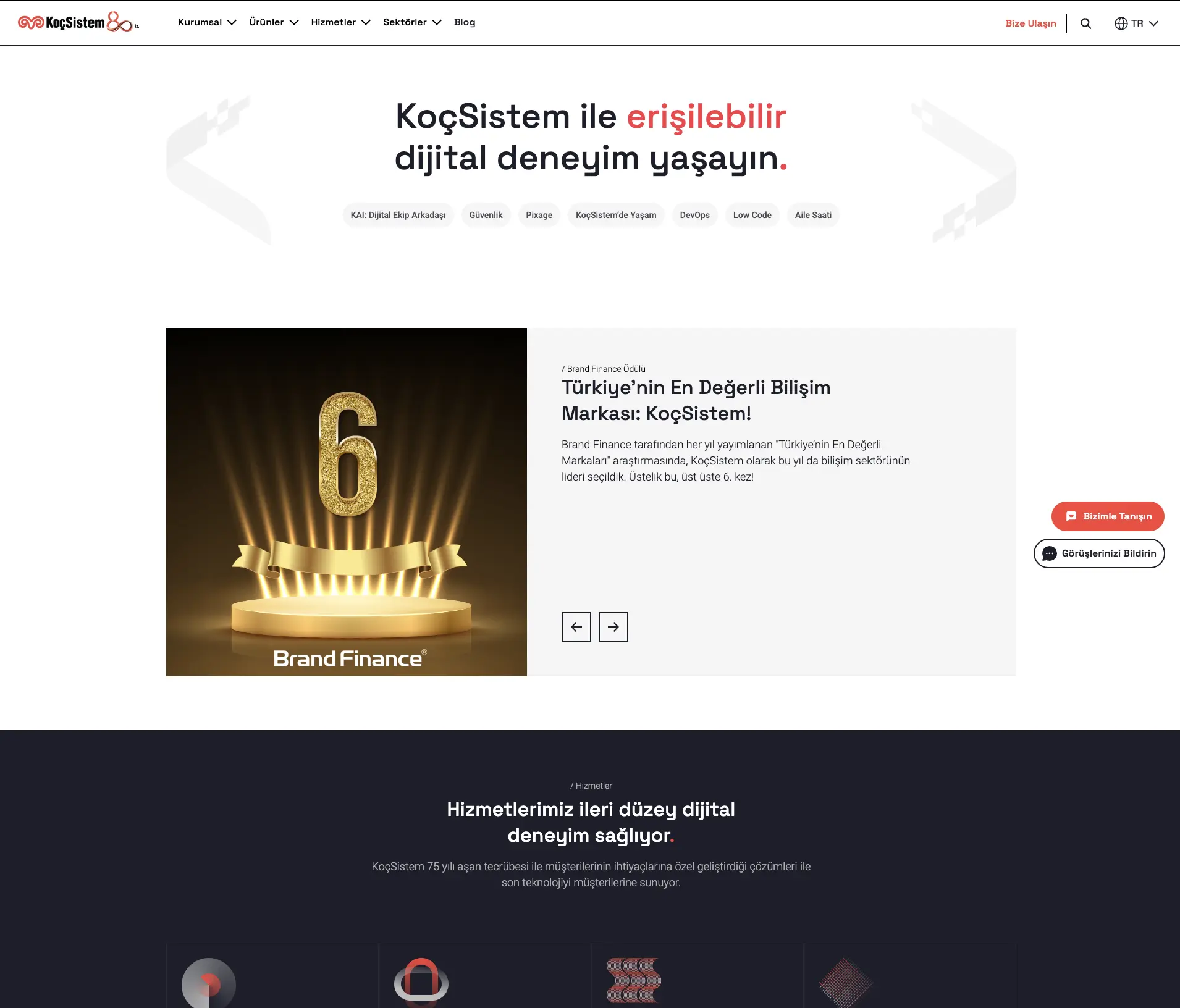 KocSistem Web Application