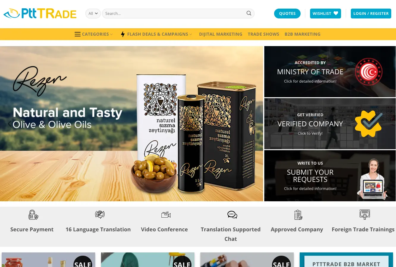 PTTTrade B2B Platform