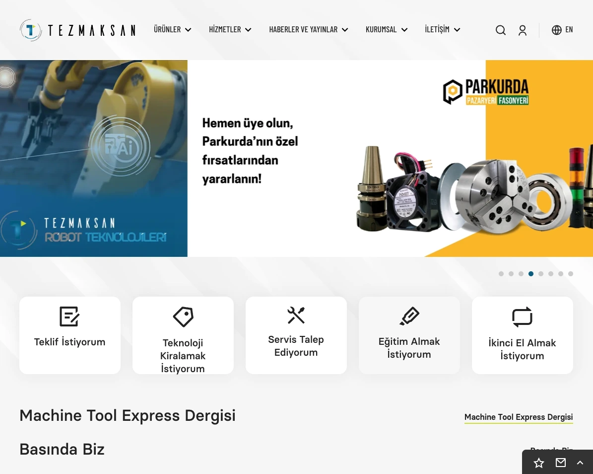 Tezmaksan Web Platform